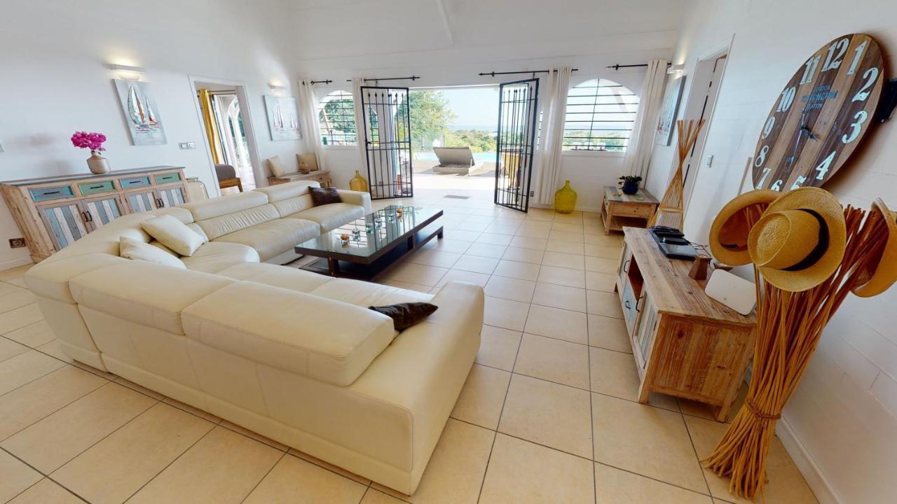 Villa Deluxe L'Hacienda Villa Vue Mer 180 Piscine Jacuzzi Proche Plage Marina Golf Pointe Des Chateaux Et Casino Jardin Clos Voyage Durable Saint-Francois (Grande-Terre) Exterior foto
