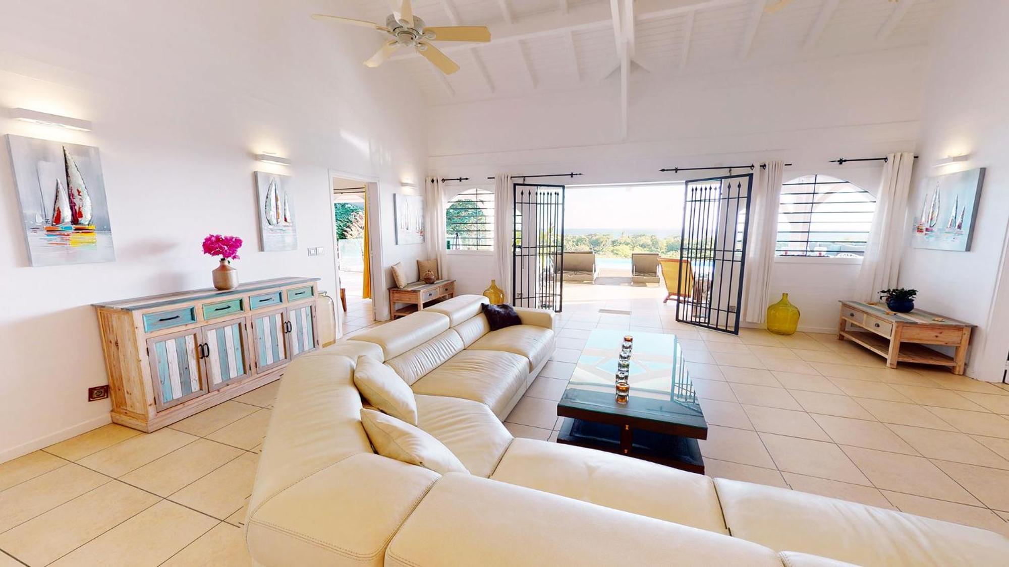 Villa Deluxe L'Hacienda Villa Vue Mer 180 Piscine Jacuzzi Proche Plage Marina Golf Pointe Des Chateaux Et Casino Jardin Clos Voyage Durable Saint-Francois (Grande-Terre) Quarto foto