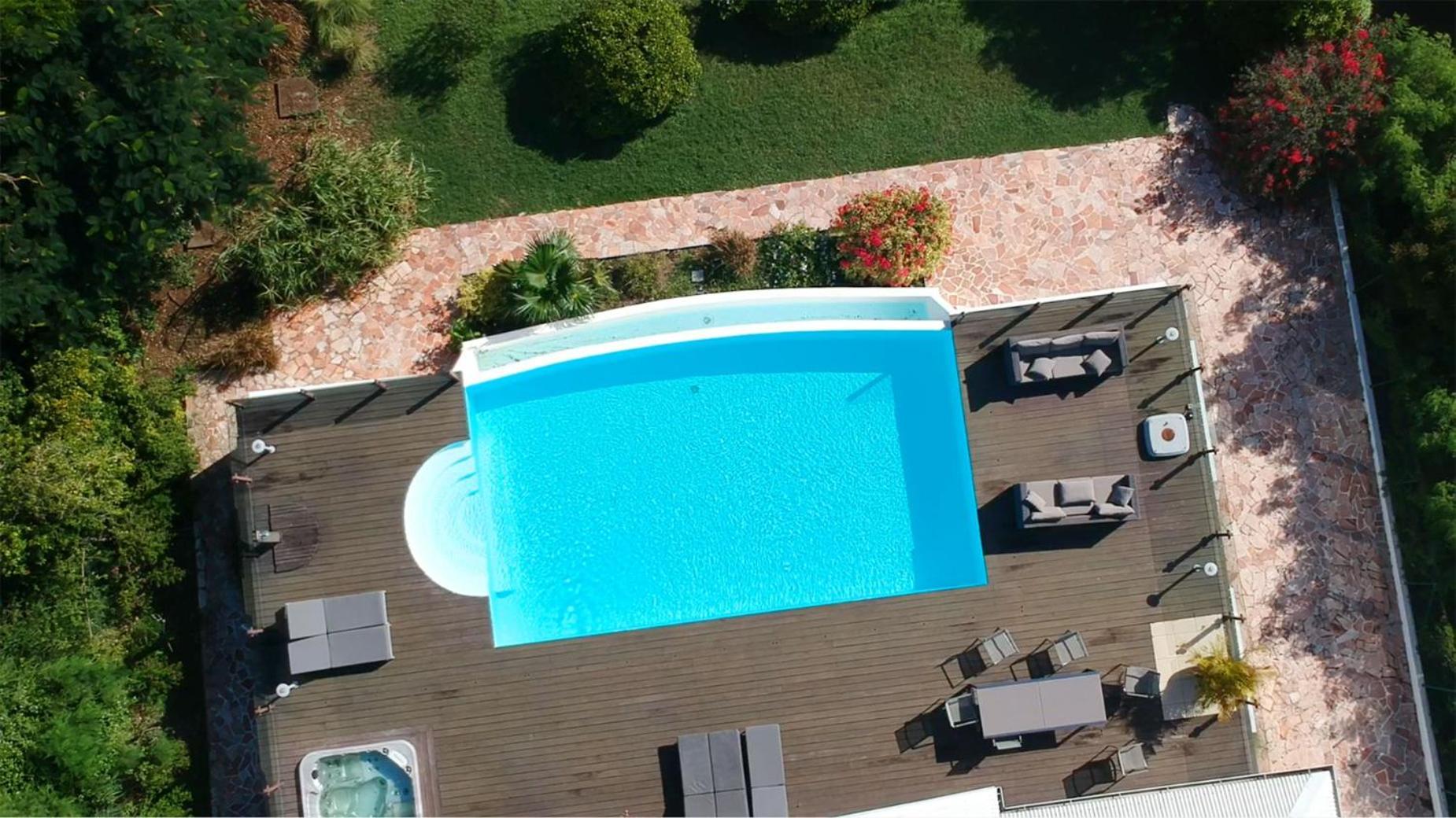 Villa Deluxe L'Hacienda Villa Vue Mer 180 Piscine Jacuzzi Proche Plage Marina Golf Pointe Des Chateaux Et Casino Jardin Clos Voyage Durable Saint-Francois (Grande-Terre) Quarto foto